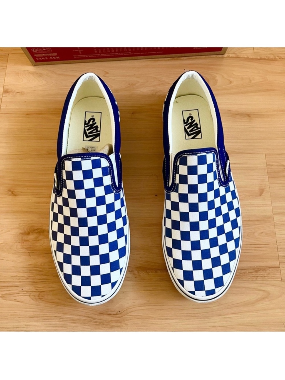 Vans Classic Slip-On
'Checkerboard - Beacon Blue' Women 13.0 US Mens 11.5 US